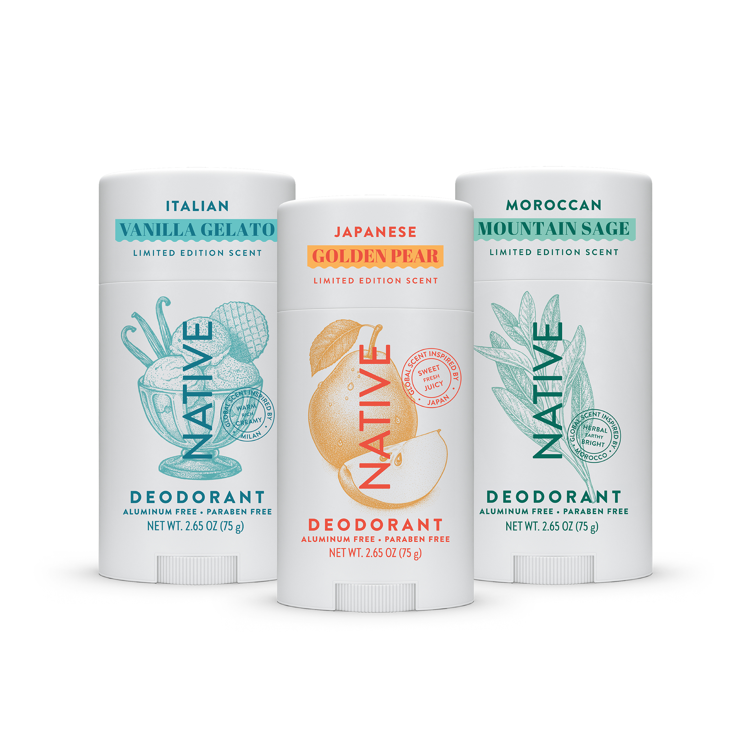 Deodorant Discovery 3-Pack - Mellow Atrium Catalog Discovery
